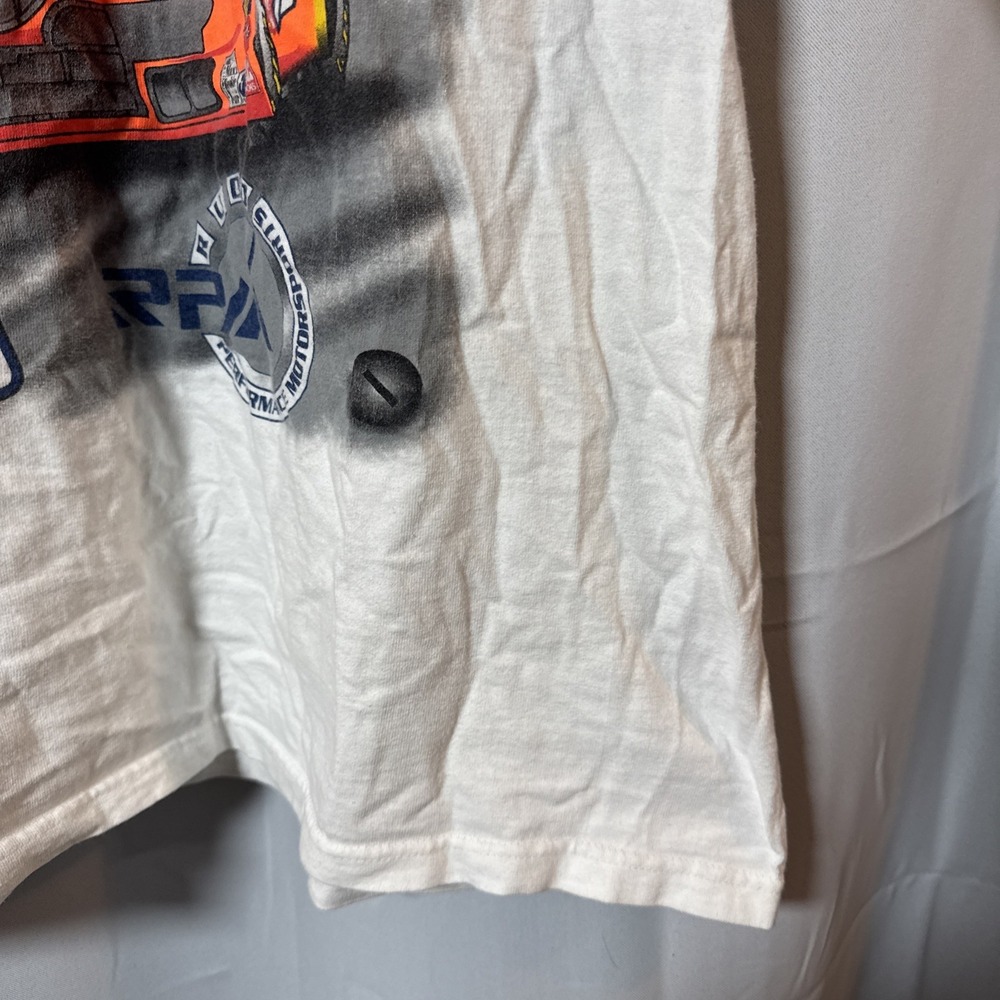 VTG 90s Autographed Ricky Rudd #10 Tide Racing Tee Mens XL NASCAR‎ * Read* - Picture 4 of 16
